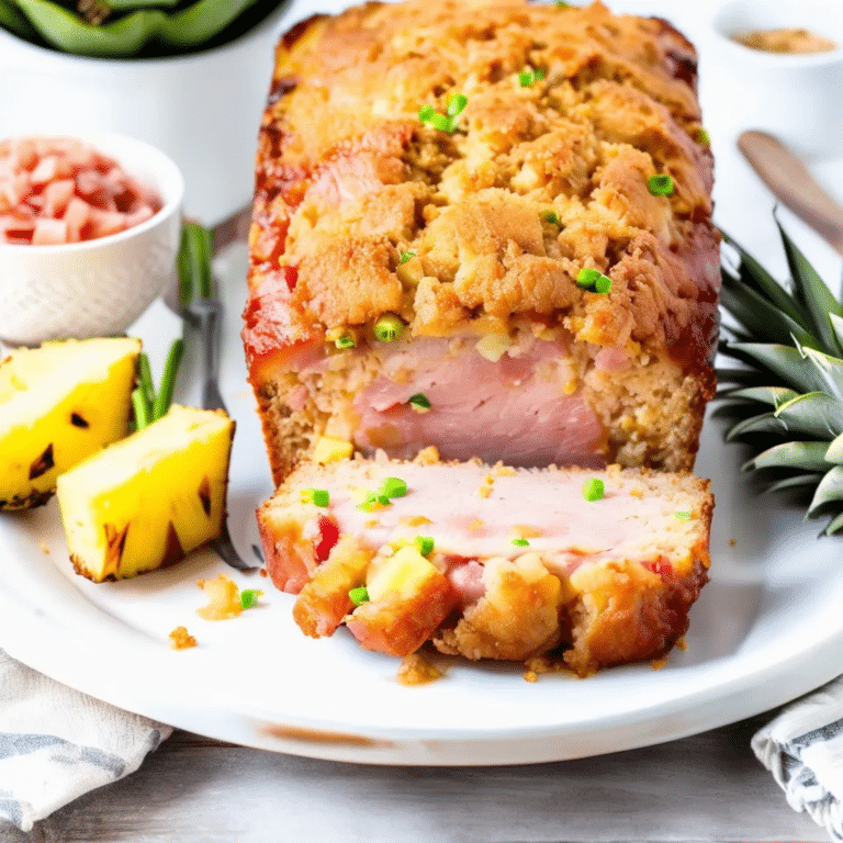 Pineapple Ham Loaf