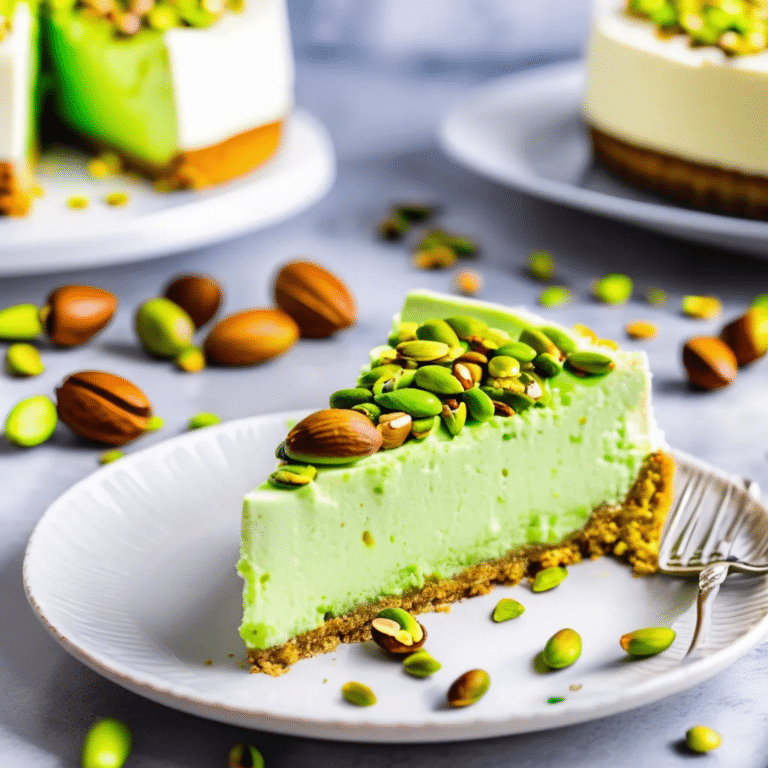 Pistachio Cheesecake