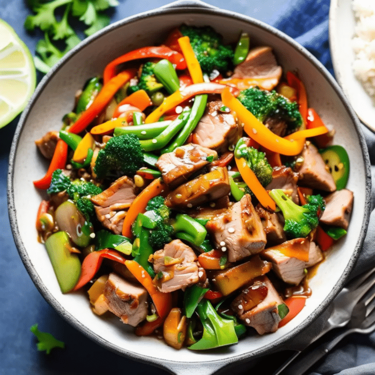 Pork And Veggie Stir Fry