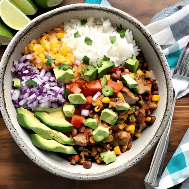 Pork Burrito Bowls
