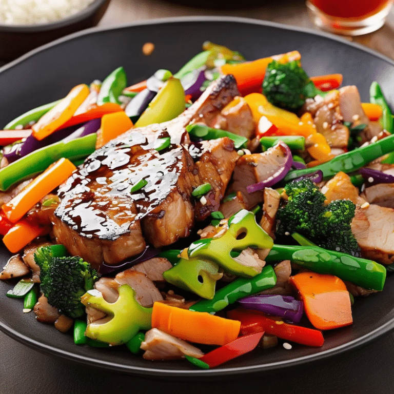 Pork Chop Stir-Fry