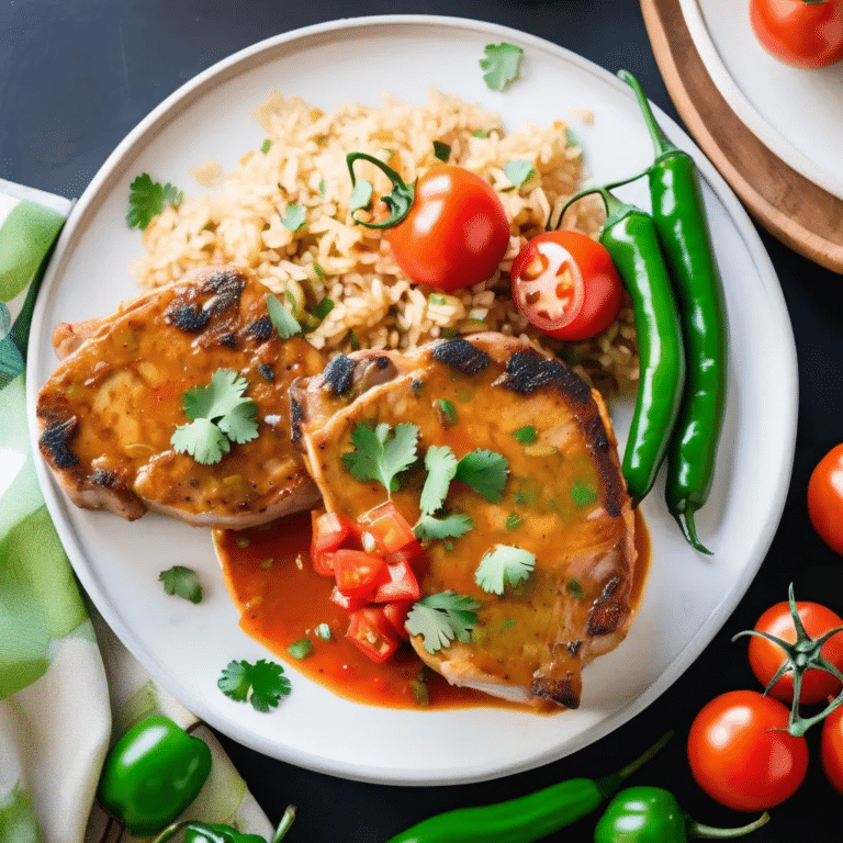 Pork Chops Ole
