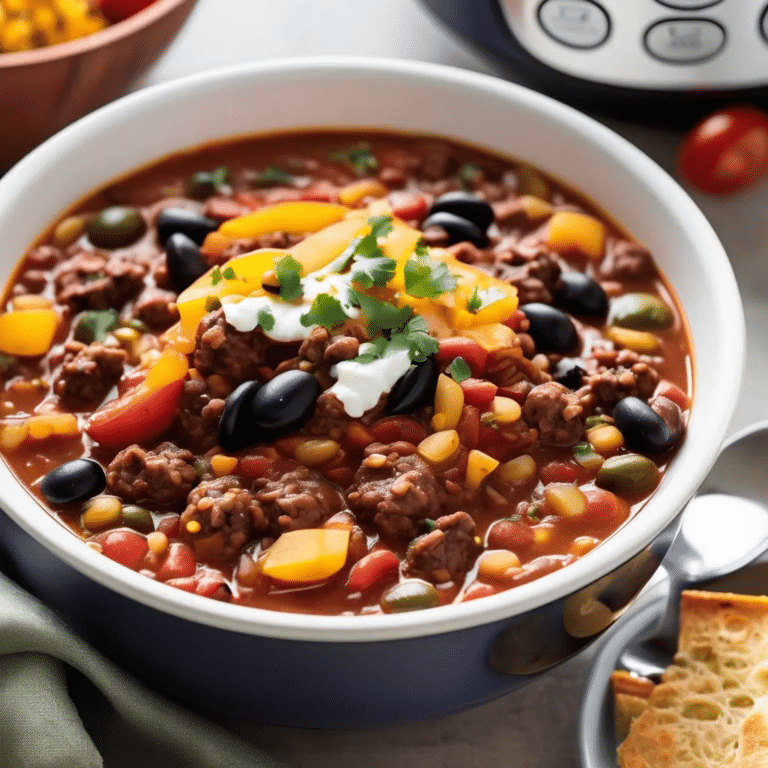 Pressure-Cooker Andouille Lentil Chili