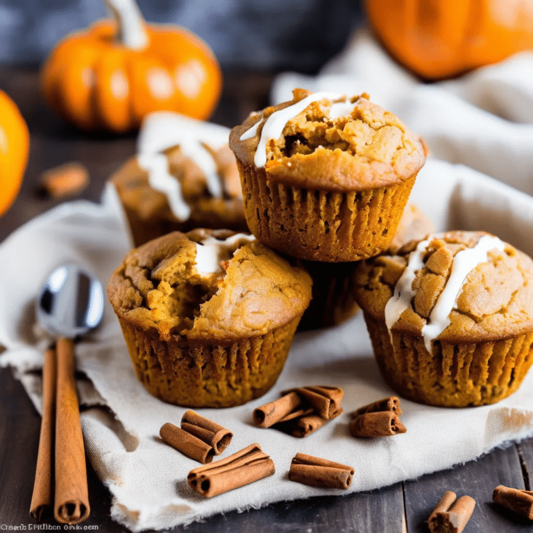 Pumpkin Cream Cheese Muffins