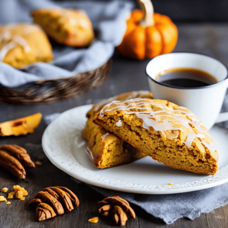 Pumpkin Ginger Scones
