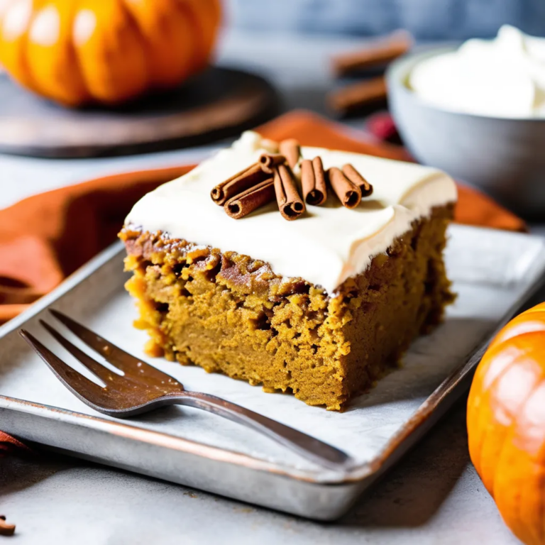 Pumpkin Sheet Cake