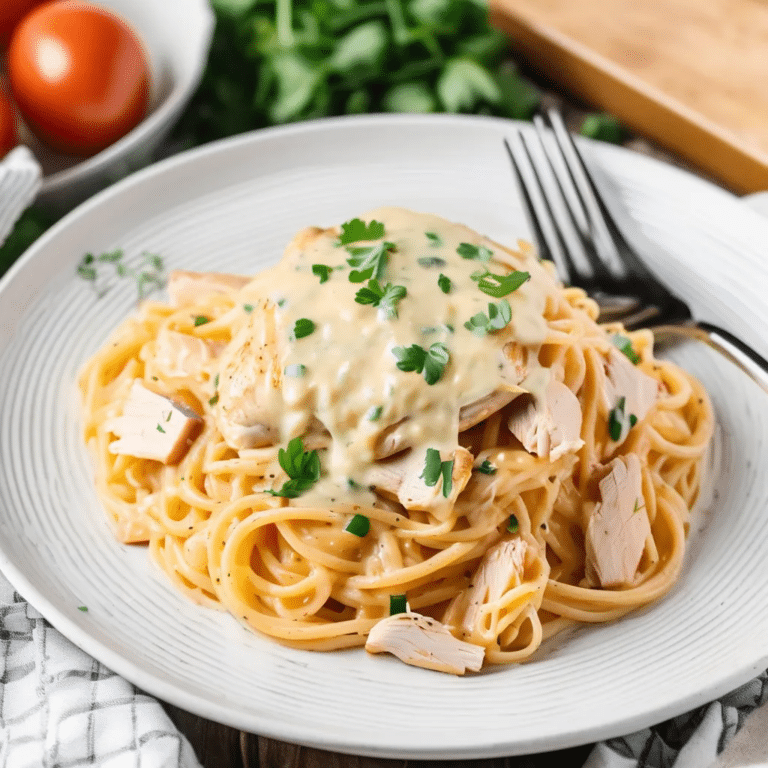Quick And Easy Chicken Spaghetti