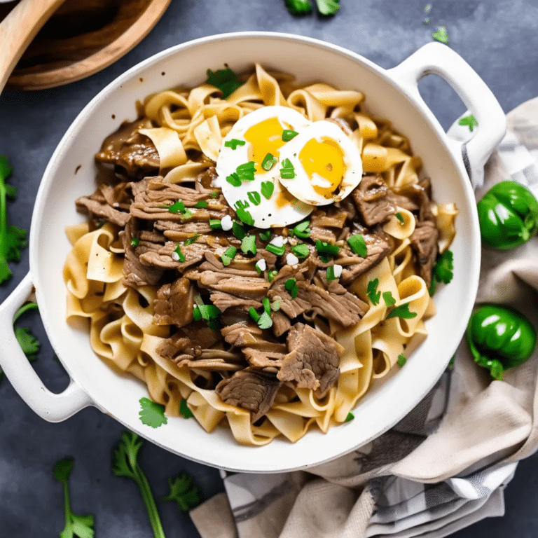 Quick Beef and Noodles
