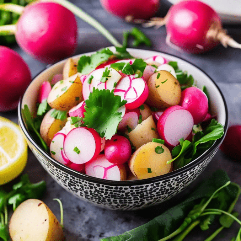 Radish Potato Salad