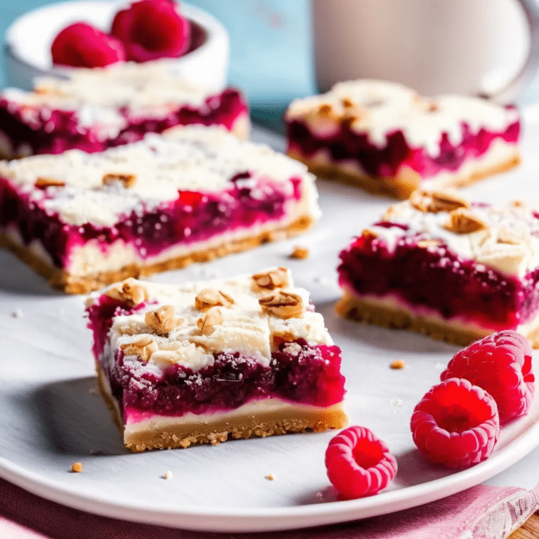 Raspberry Cream Cheese Bars