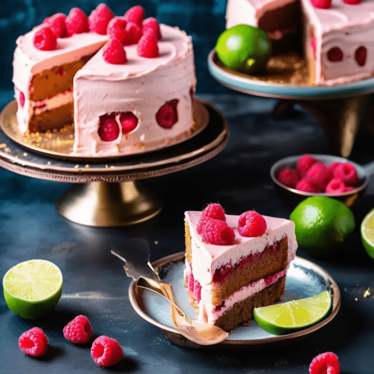 Raspberry Moscow Mule Cake