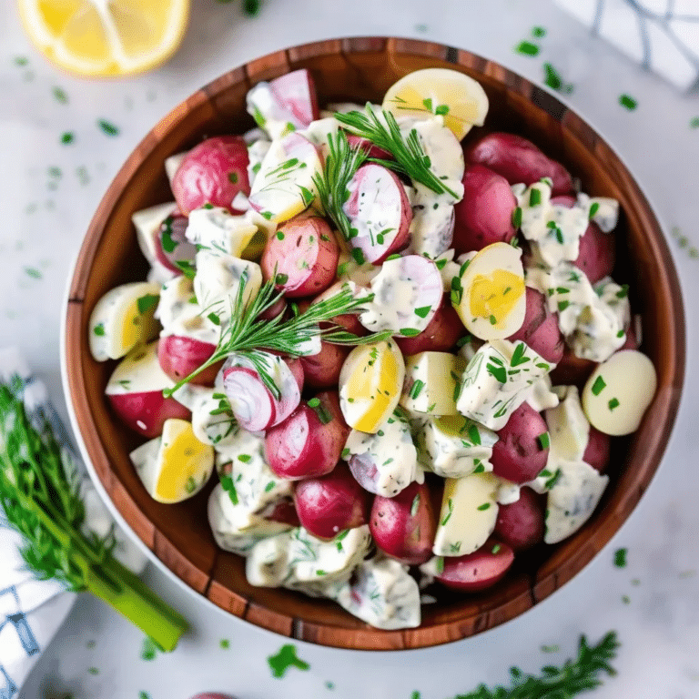 Red Potato Salad With Dill