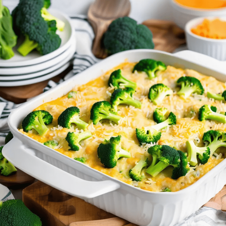 Rice Broccoli Casserole