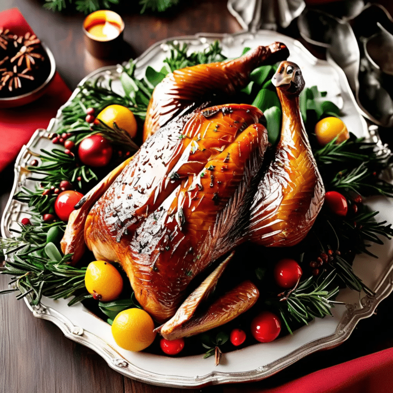 Roast Christmas Goose