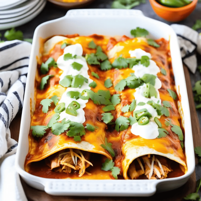 Roasted Chicken Enchiladas