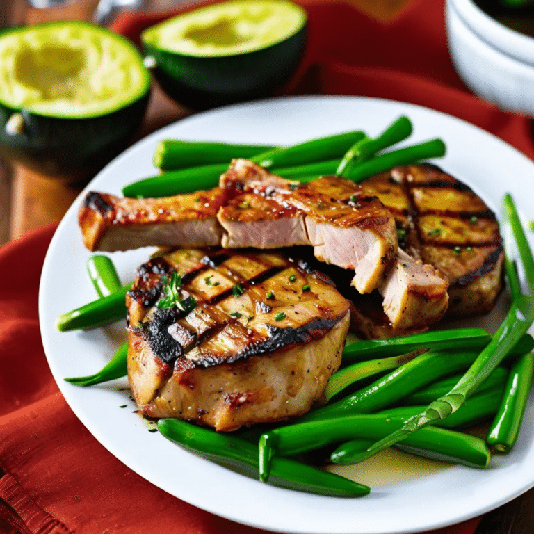 Roasted Pork Chops With Zucchini