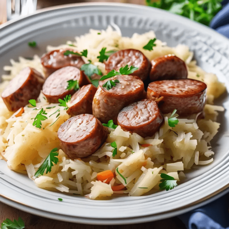 Sausage And Sauerkraut