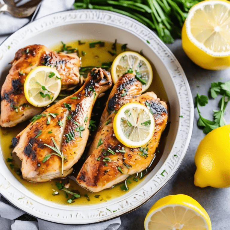 Savory Lemonade Chicken