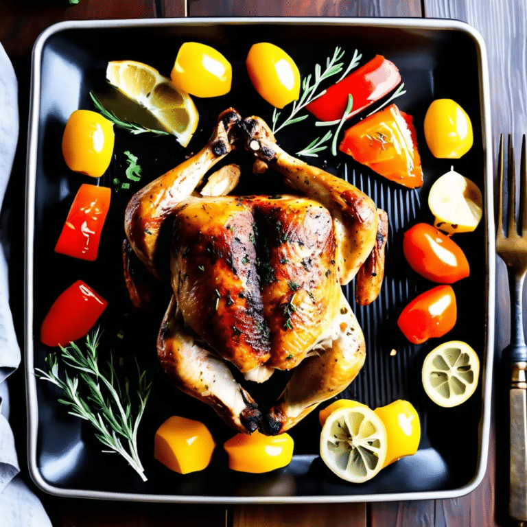 Savory Roasted Chicken