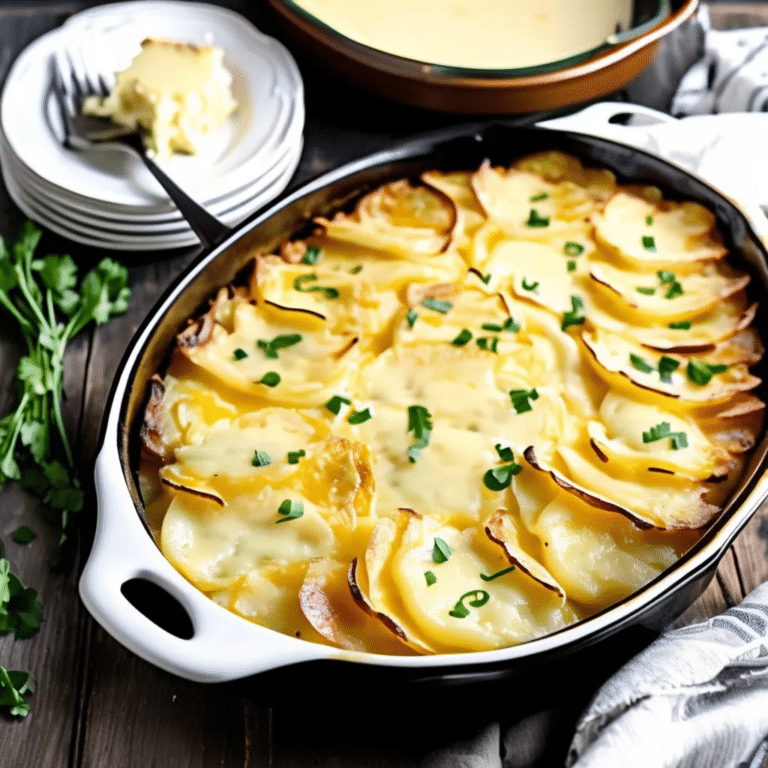 Scalloped Cheese Potatoes