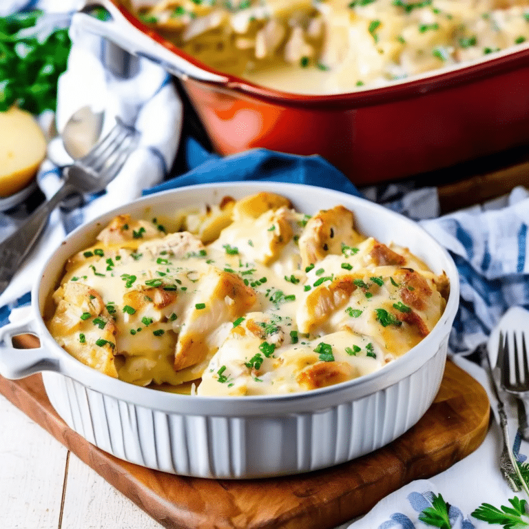 Scalloped Chicken Supper