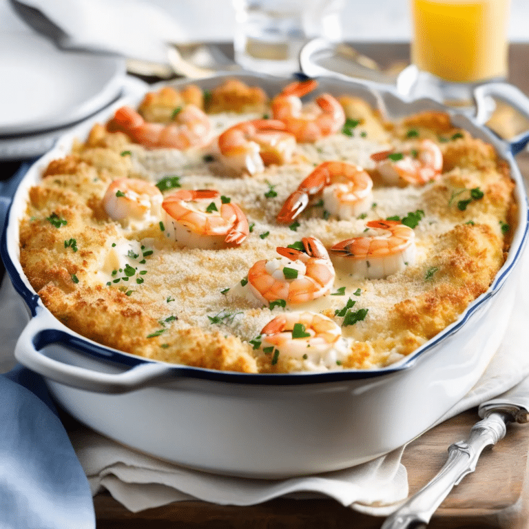 Seafood Au Gratin