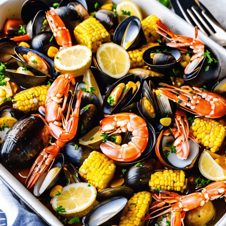 Seafood Boil In A Bag