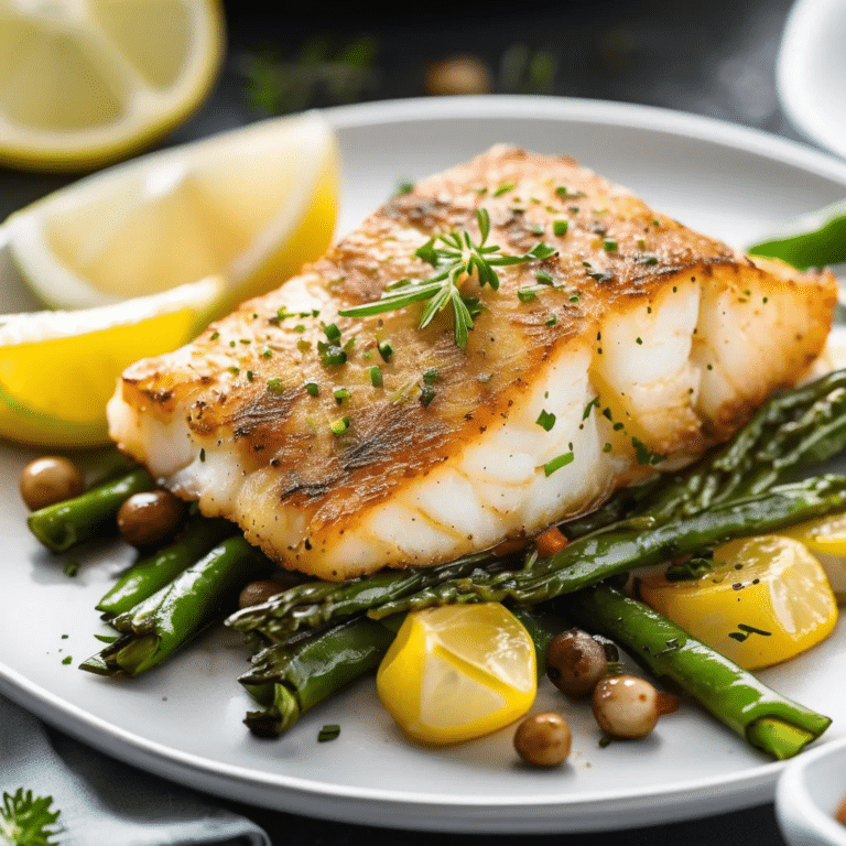 Seasoned Pan-Fried Cod