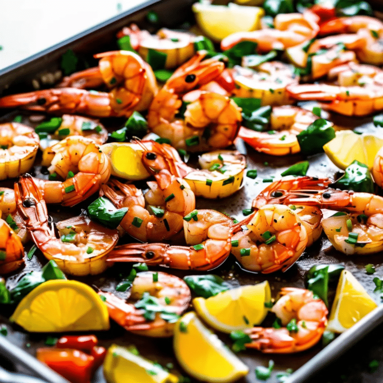 Sheet Pan Cajun Butter Shrimp