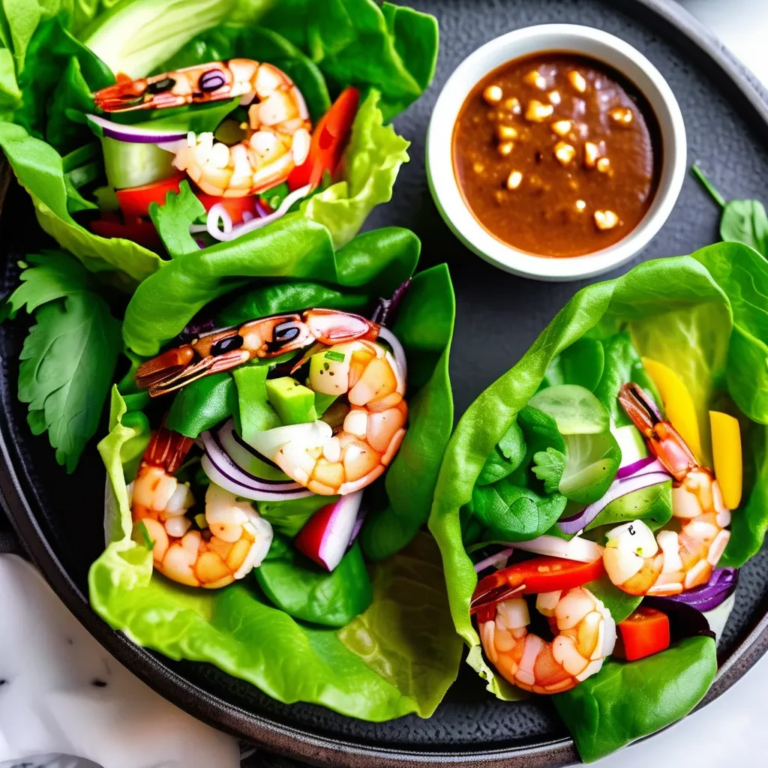 Shrimp Lettuce Wraps