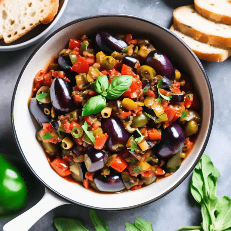 Sicilian Eggplant Caponata