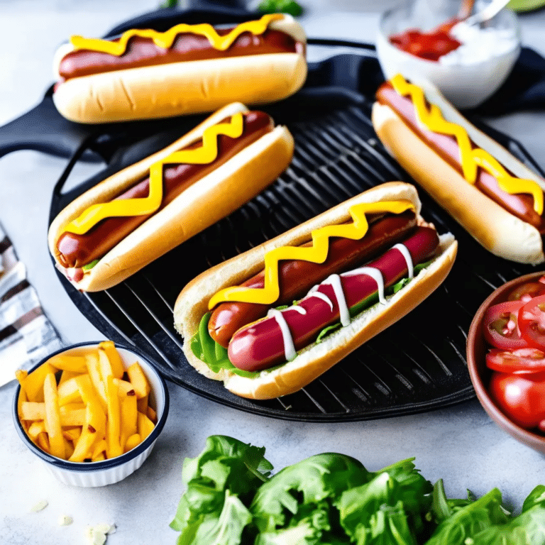 Simple Air Fryer Hot Dogs
