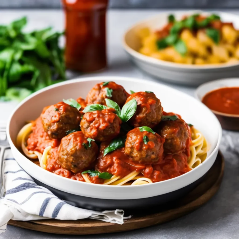 Skillet Meatballs With Marinara