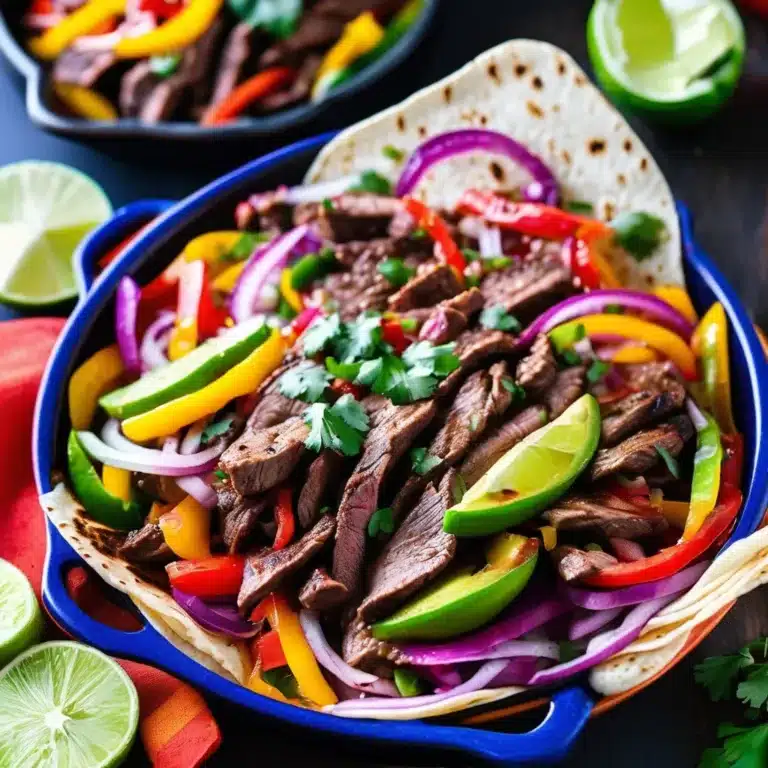 Skillet Steak Fajitas