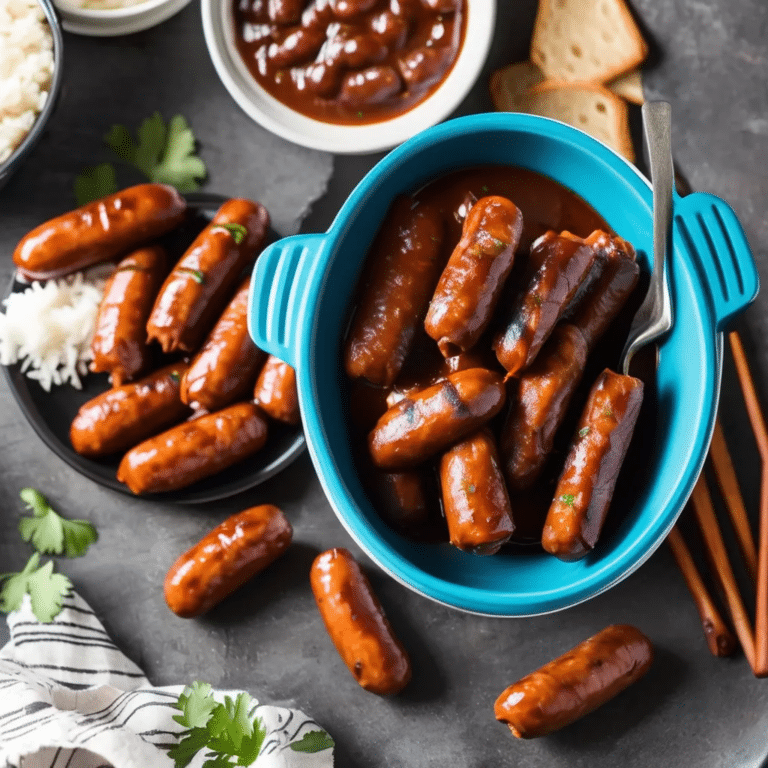 Slow-Cooked Smokies