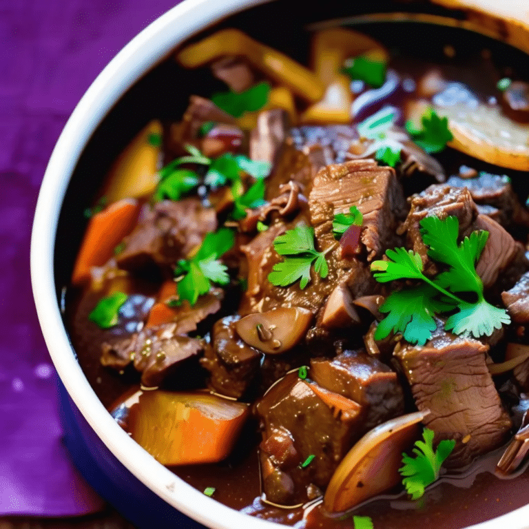 Slow-Cooker Burgundy Beef