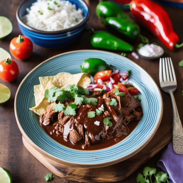 Slow Cooker Chicken Mole