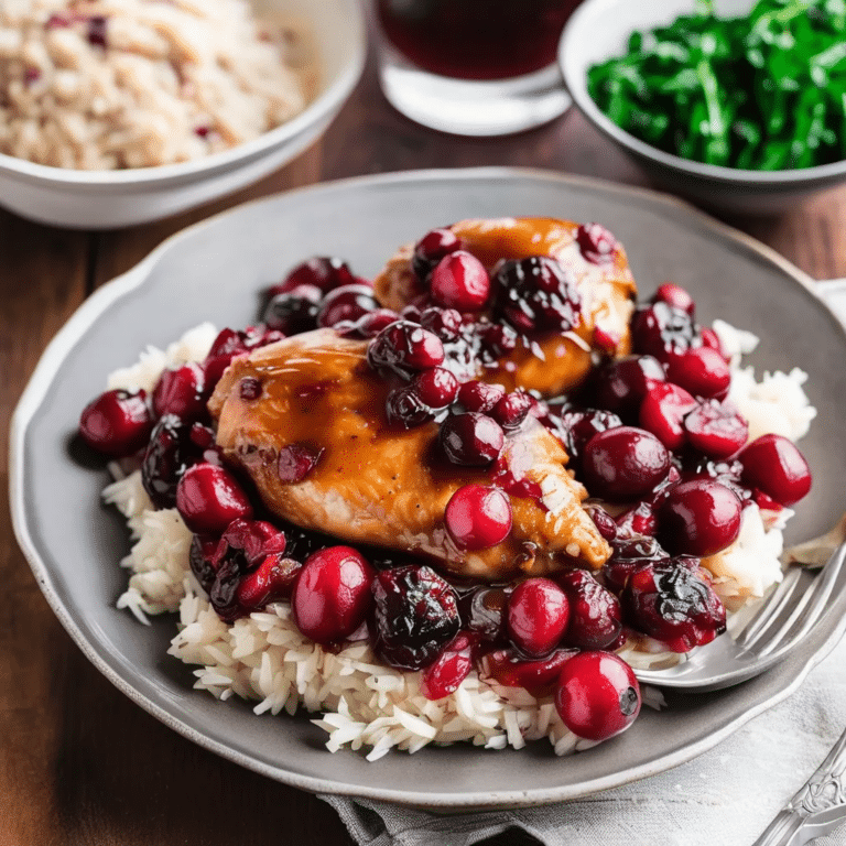 Slow-Cooker Cranberry Chicken