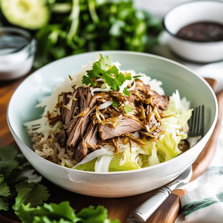 Slow-Cooker Kalua Pork & Cabbage