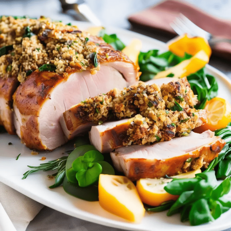 Smoked Stuffed Pork Loin