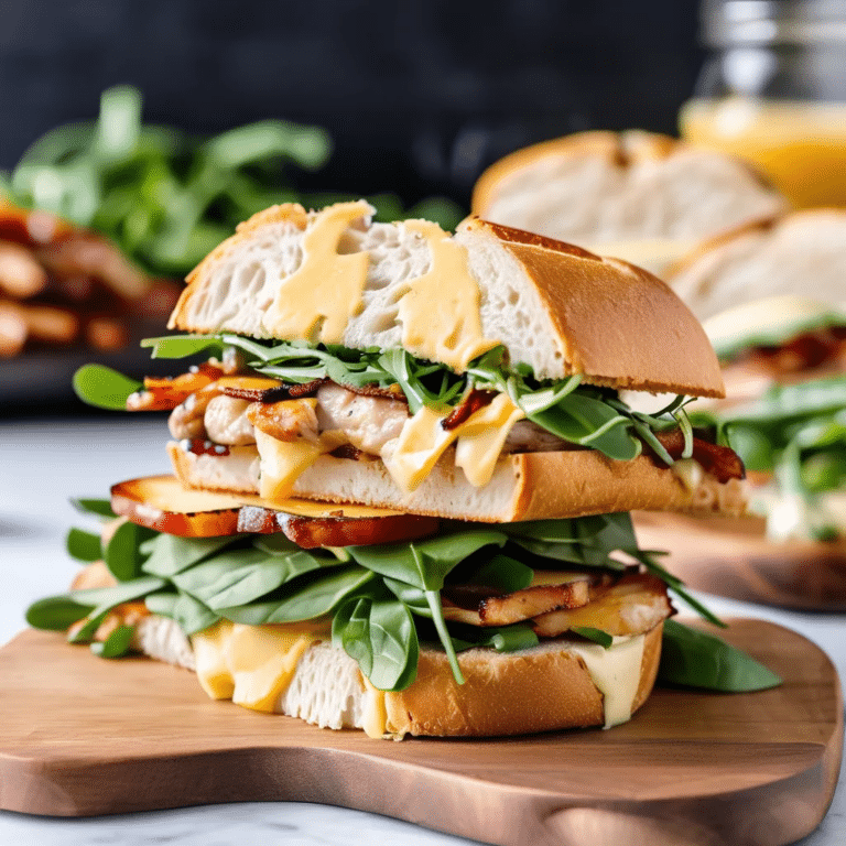 Smoky Gouda & Chicken Sandwiches