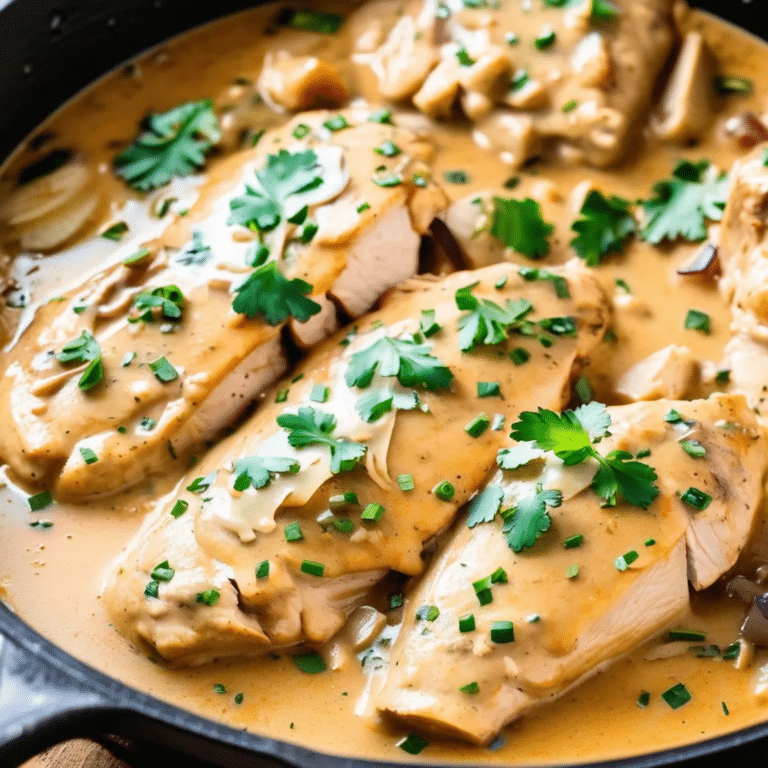 Smothered Chicken Breasts