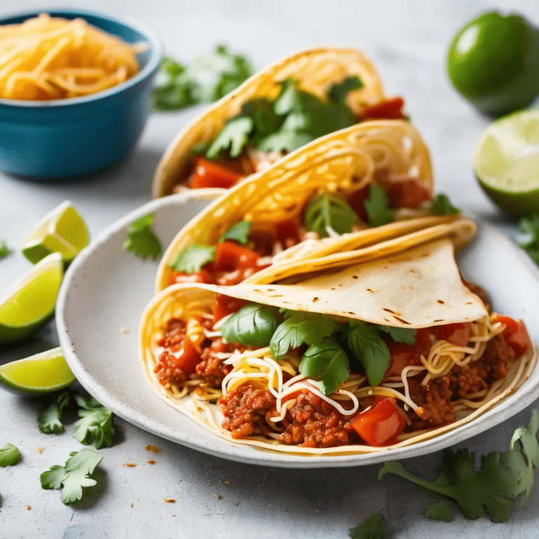 Spaghetti Tacos