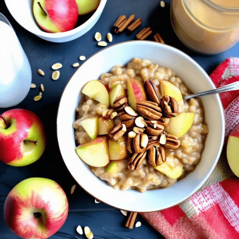 Spiced Apple Oatmeal