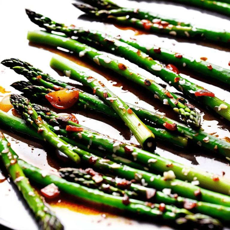 Spicy Asparagus Spears
