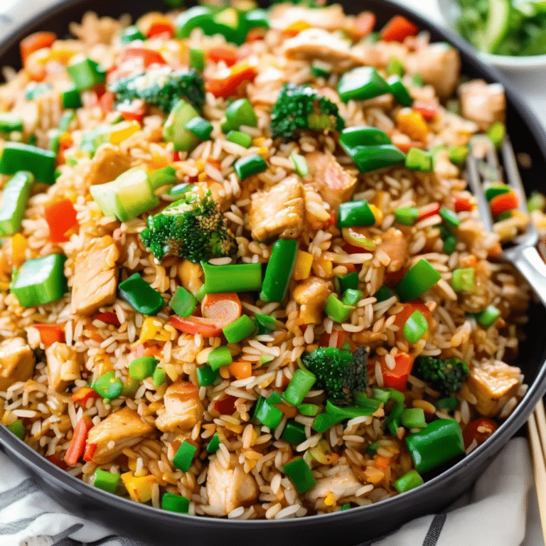 Spicy Chicken Fried Rice