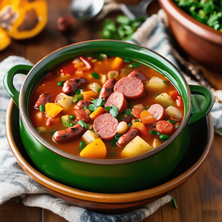 Spicy Kielbasa Soup
