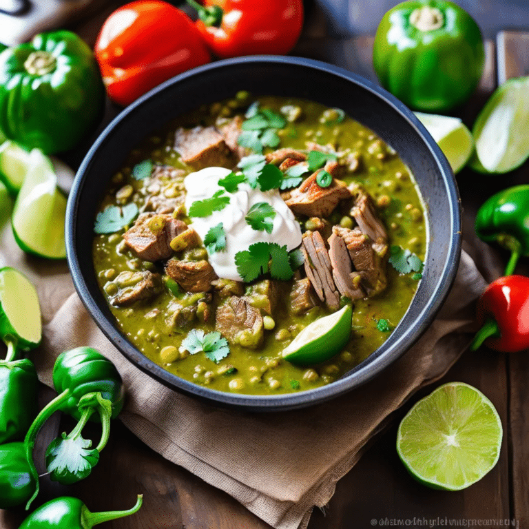 Spicy Pork Chili Verde