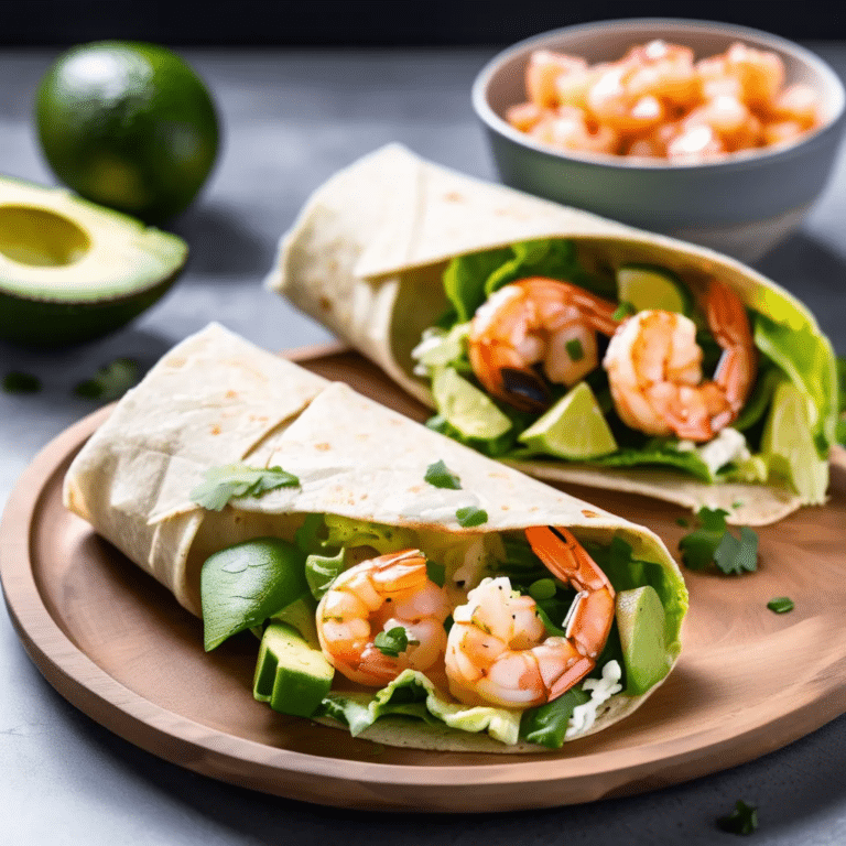 Spicy Shrimp Wraps