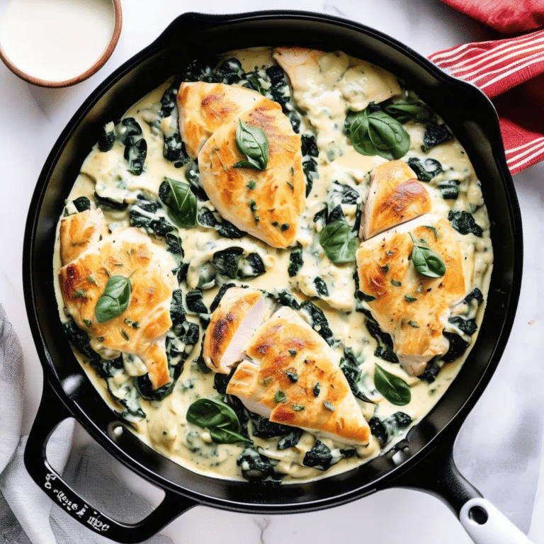 Spinach Artichoke Chicken
